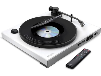 MIXX Vinyl- og CD-Afspiller - Analog Plus - 2i1 Hvid