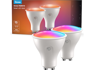 Govee GU10 Wifi&BLE RGBWW Pære 400lm (2-pak)