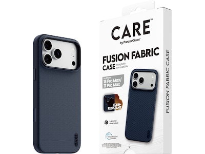 PanzerGlass CARE iPhone 17 Pro Max / 18 Pro Max Fusion Fabric cover (blå)
