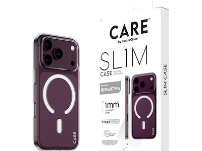 PanzerGlass CARE iPhone 17 Pro/18 Pro SL1M Cover (Gennemsigtig)