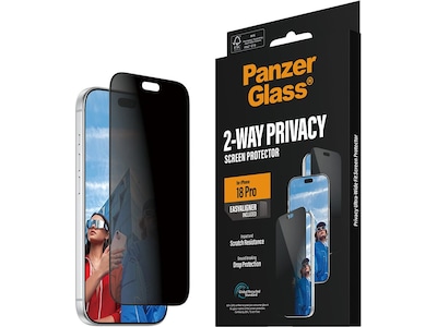 PanzerGlass iPhone 18 Pro Privacy Skærmbeskytter