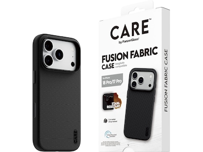 PanzerGlass CARE iPhone 17 Pro/18 Pro Fusion Fabric cover (sort)