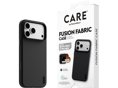 PanzerGlass CARE iPhone 17 Pro Max / 18 Pro Max Fusion Fabric cover (sort)