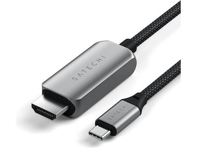Satechi Video/audiokabel HDMI / USB 1.96m Sort Grå
