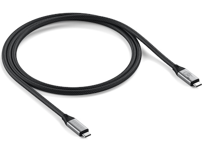 Satechi Usb4 Pro V2 240w 1.2m Usb-c Usb-c Sølv, Sort