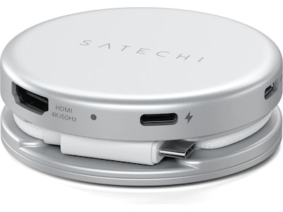 Satechi OntheGo 5-i-1 Multiport Adapter (Sølv)
