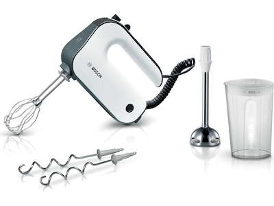 Bosch Styline MFQ49700 - Hånd mixer/hånd blender - 850 W - hvid/mørkt sølv