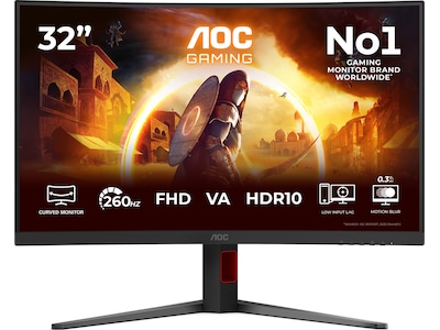AOC 32" curved gamingskærm C32G4Z