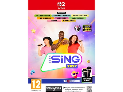 Let's Sing 2027 - 2 Mic Bundle - Nintendo Switch 2 - Nintendo Switch 2 - Fest
