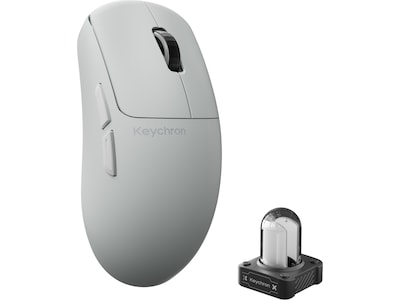 Keychron G6 HE 8K Frosted Ice - Gaming Mus - Optisk - 5 knapper - Hvid