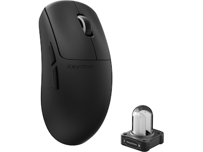 Keychron G6 HE 8K Frosted Ice - Gaming Mus - Optisk - 5 knapper - Sort