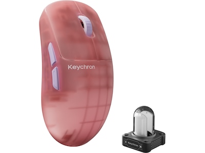 Keychron G6 HE 8K Frosted Pink - Gaming Mus - Optisk - 5 knapper - Pink