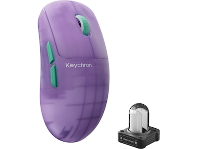Keychron G6 HE 8K Frosted Lavender - Gaming Mus - Optisk - 5 knapper - Lilla