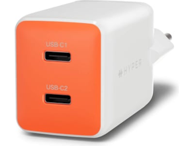 HyperJuice Flex 45W GaN Vægoplader EU (orange)