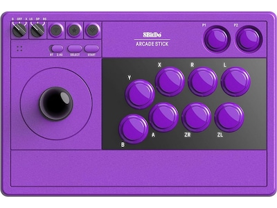 8BitDo Arcade Stick 2.4G (lilla)
