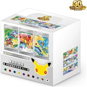 Pokemon Kinesisk 30th Anniversary Celebration First Partner Case Vol. 1