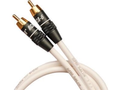 Supra Sublink RCA kabel 2m (hvid)