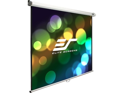 Elite Screens Manual Series M120XWH2 - Projektionsskærm - loftsmonterbar, vægmonterbar - 120 (305 cm) - 16:9 - MaxWhite - hvid