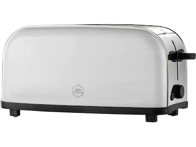 OBH Nordica Manhattan Steel 4 - Brødrister - 4 skive - 2 Holdere - stål