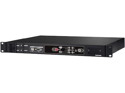 PowerWalker ATS - Redundant switch (rackversion) - AC 220/230/240 V - RS-232, USB - output-stikforbindelser: 9 - 1U - 19 - sort