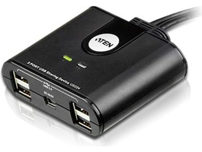 ATEN US224 manuel USB 2.0-switch, 2 computere til 4 enheder, 4xUSB Typ