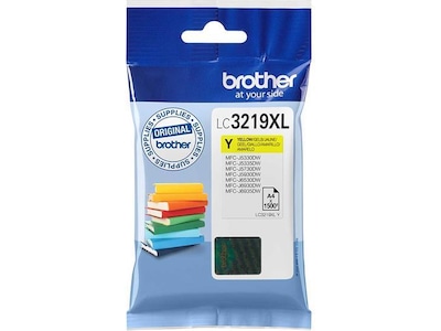 Brother Blæk LC3219XLY Gul