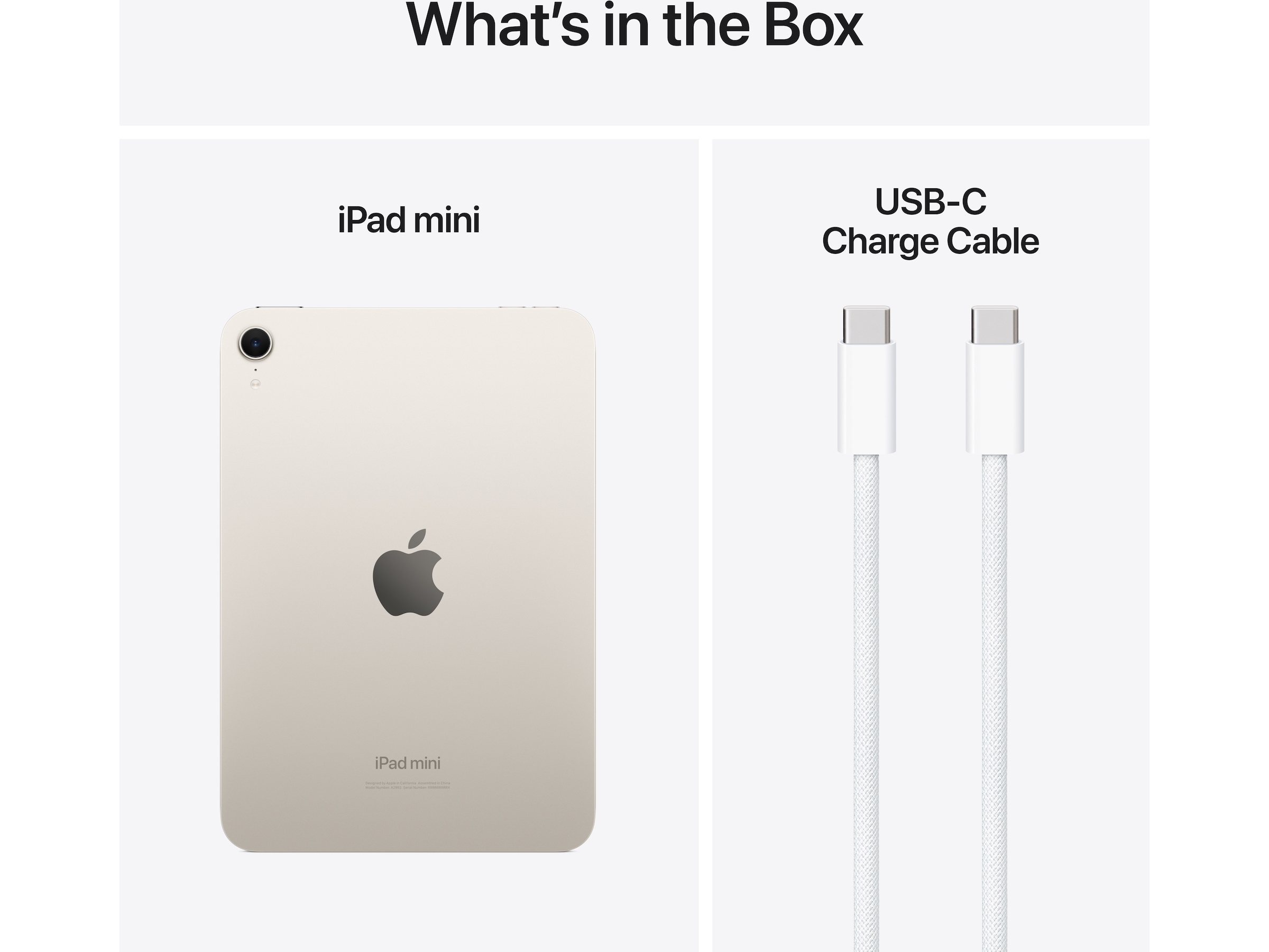 iPad mini (2024) 128GB WiFi (stjerneskær) Tablets