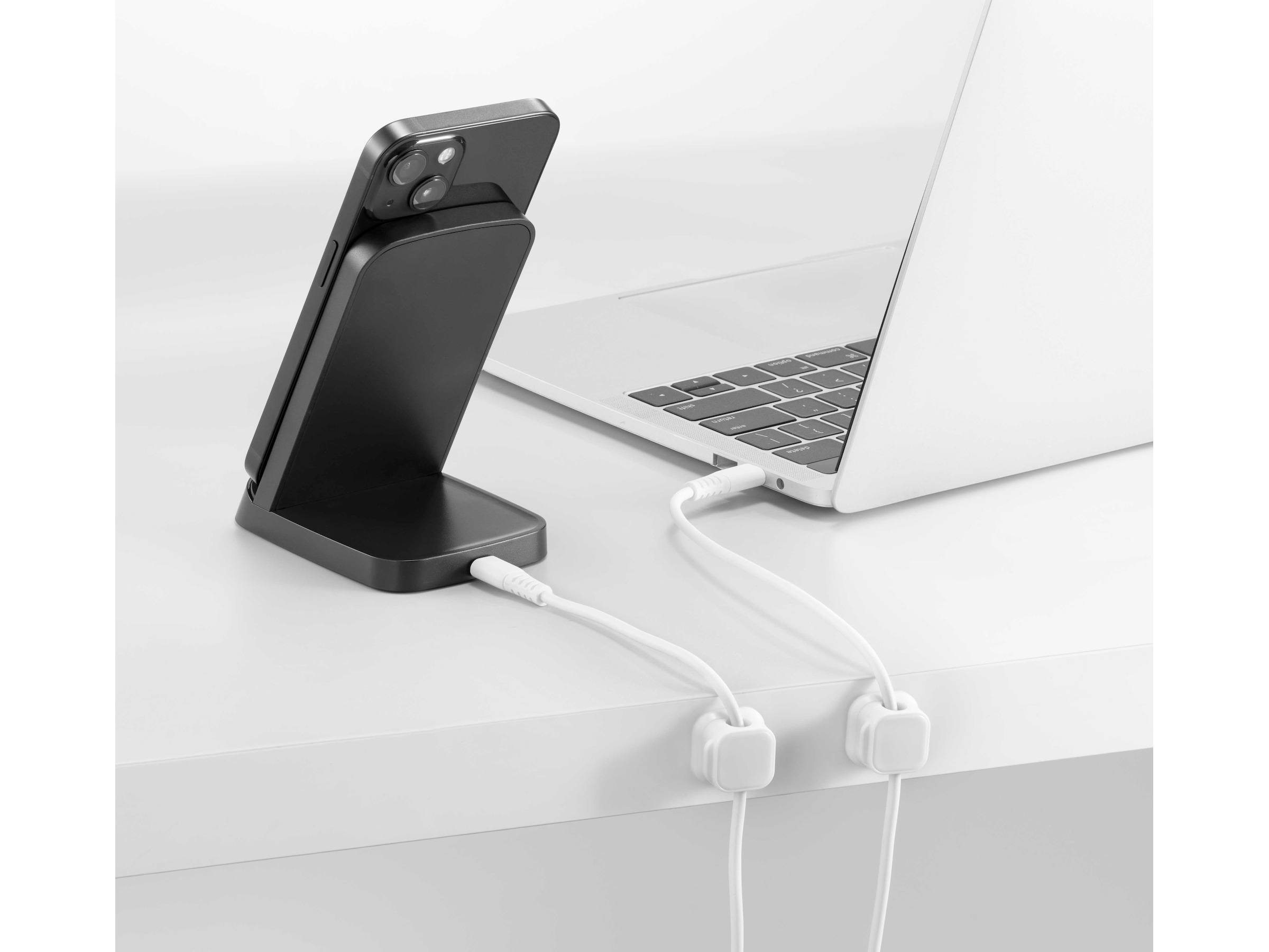 Andersson kabelclips magnetisk 4pk (sort) Kabel skjulere & tilbehør