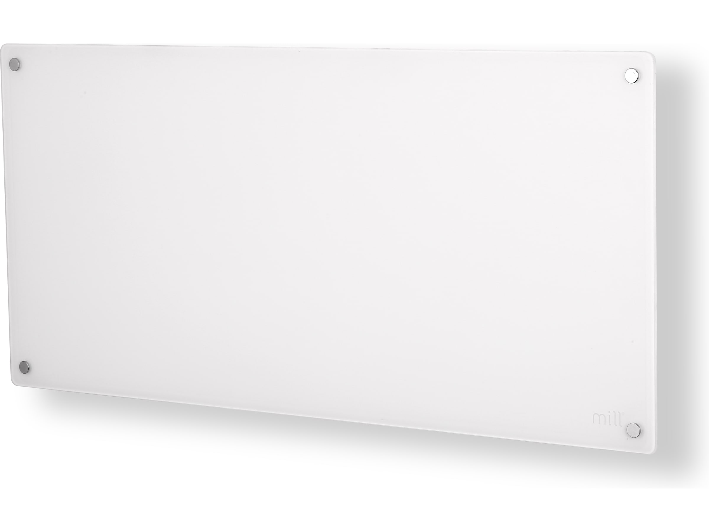 Mill Glas panelovn 1000W (hvid) Varmepaneler