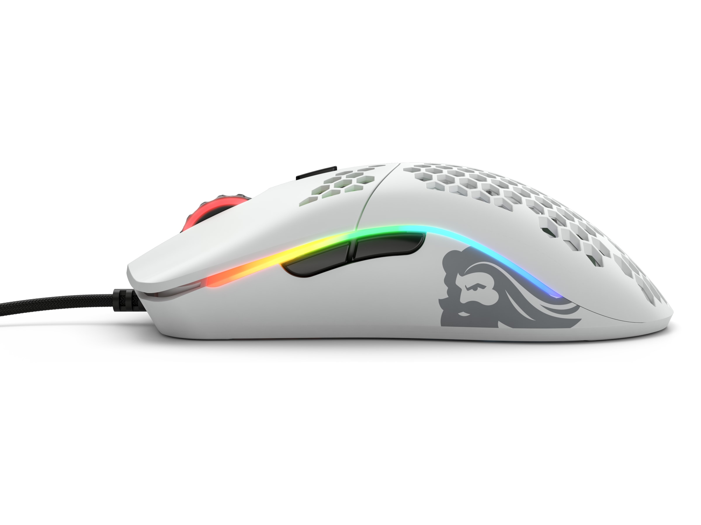 Glorious Model O Gamingmus (mat hvid) Gamingmus