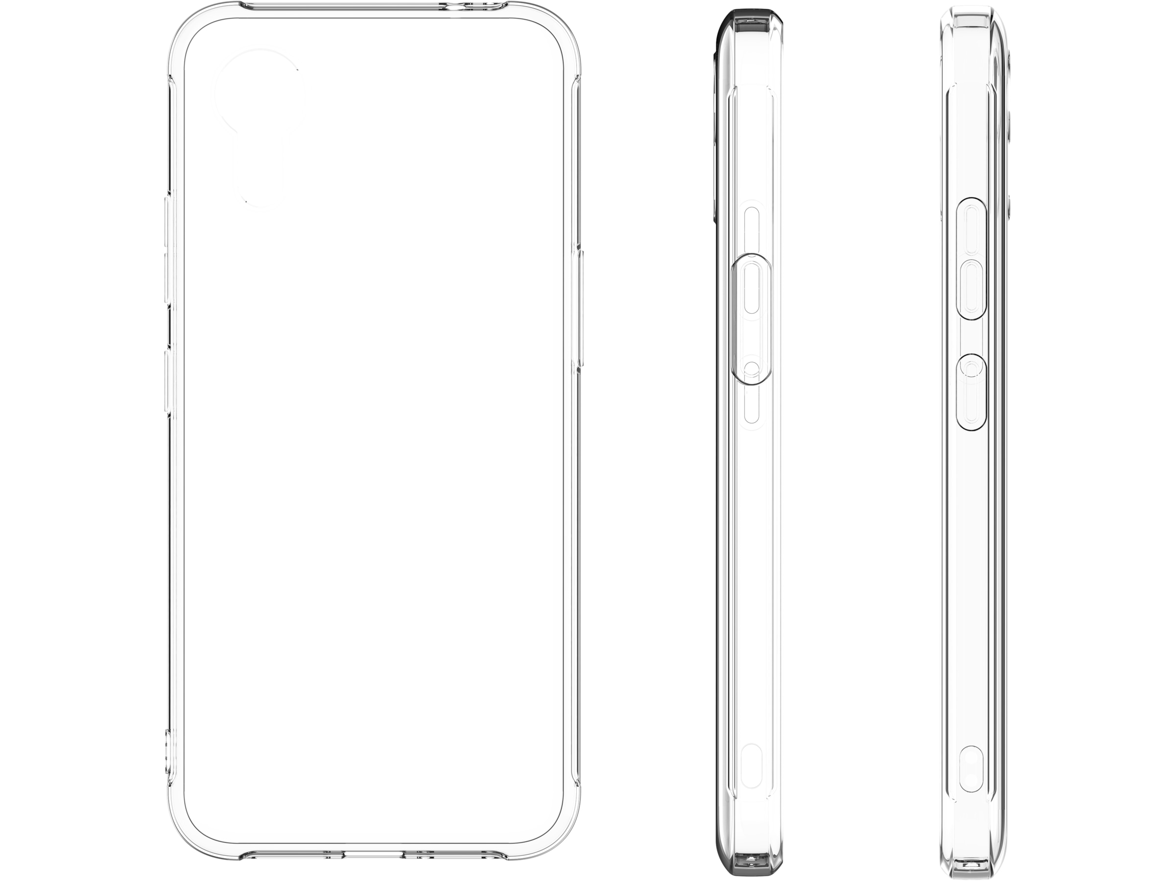 iiglo Galaxy Xcover 7 Pro Clear Case (gennemsigtig) Mobilcover
