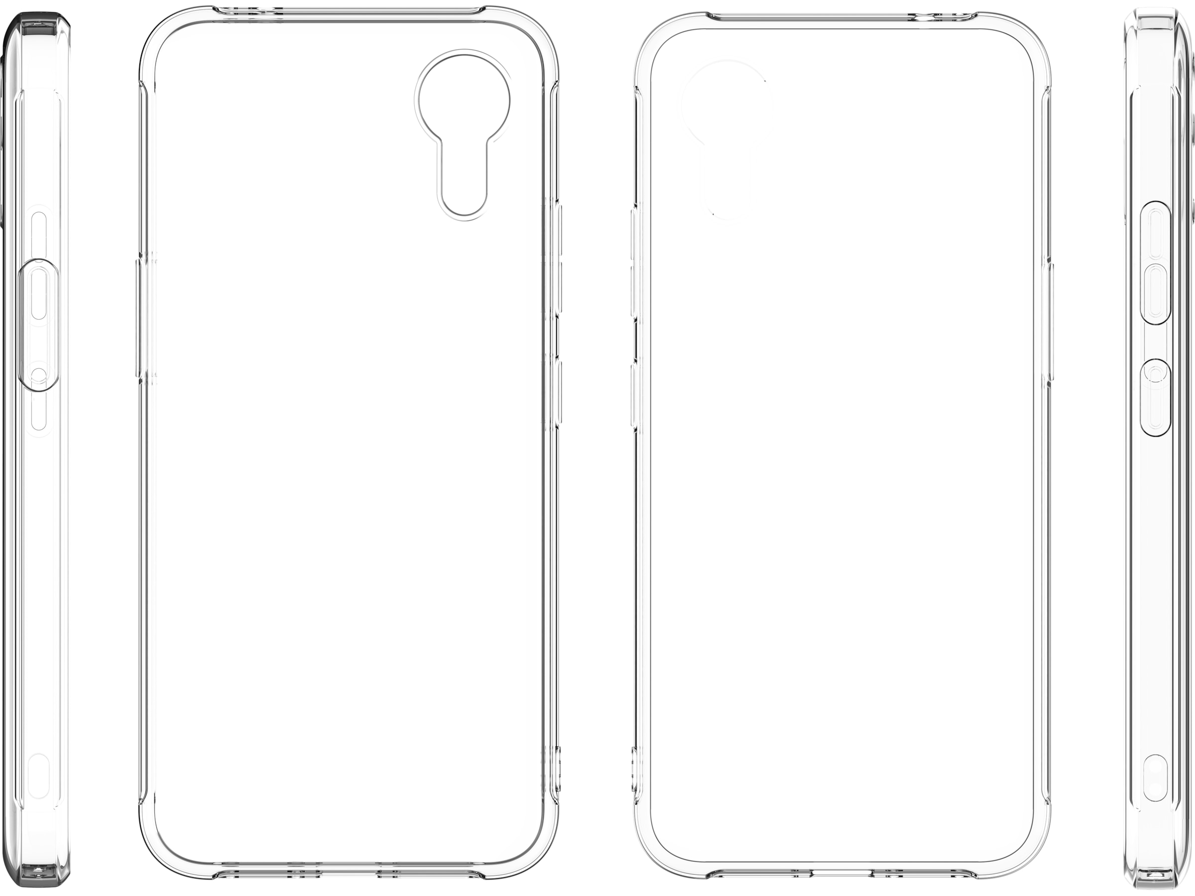 iiglo Galaxy Xcover 7 Pro Clear Case (gennemsigtig) Mobilcover