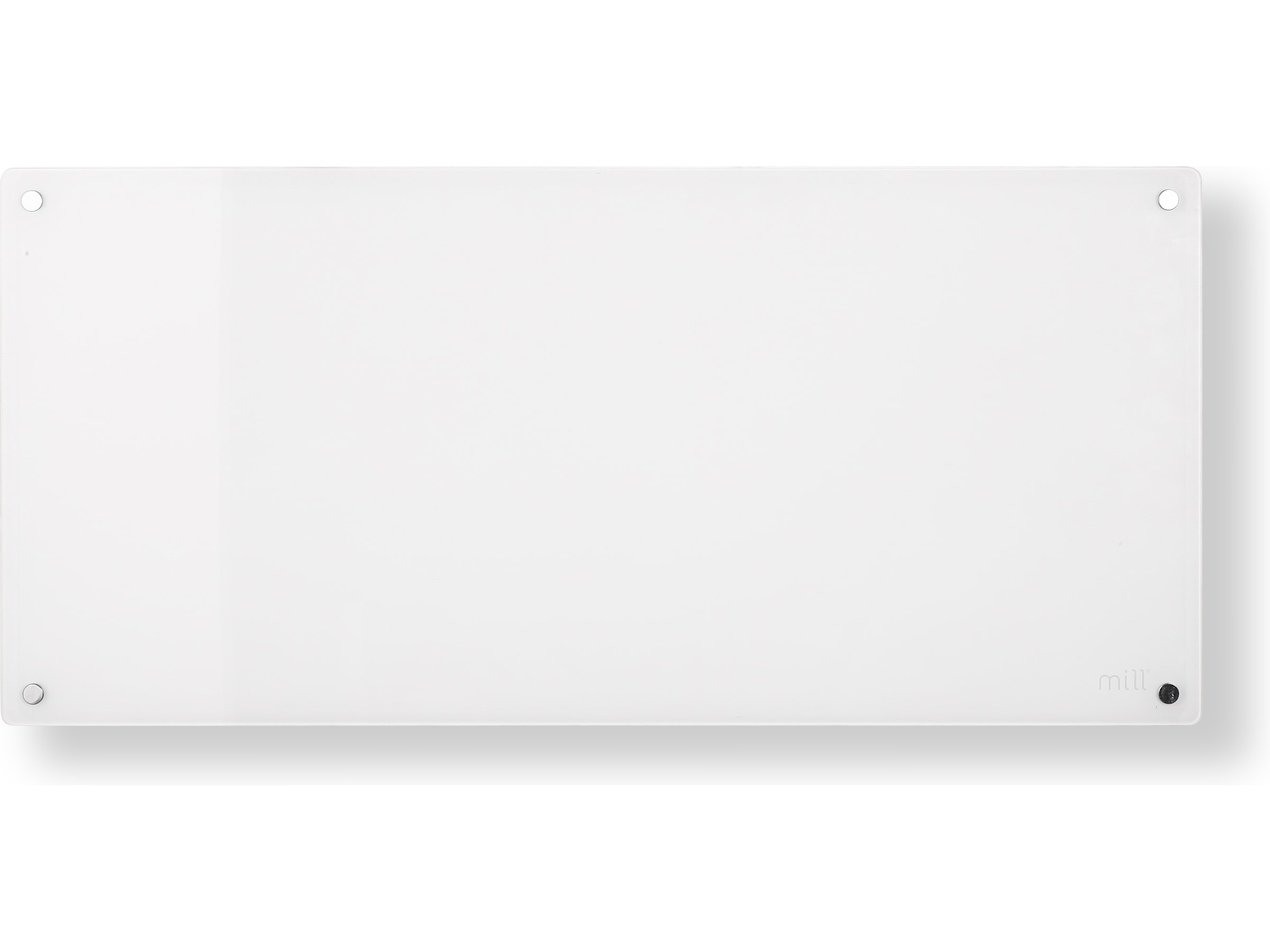 Mill Glas panelovn 1000W (hvid) Varmepaneler