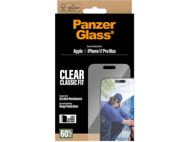 PanzerGlass iPhone 17 Pro Max Skærmbeskytter Skærmbeskyttelse mobiltelefon