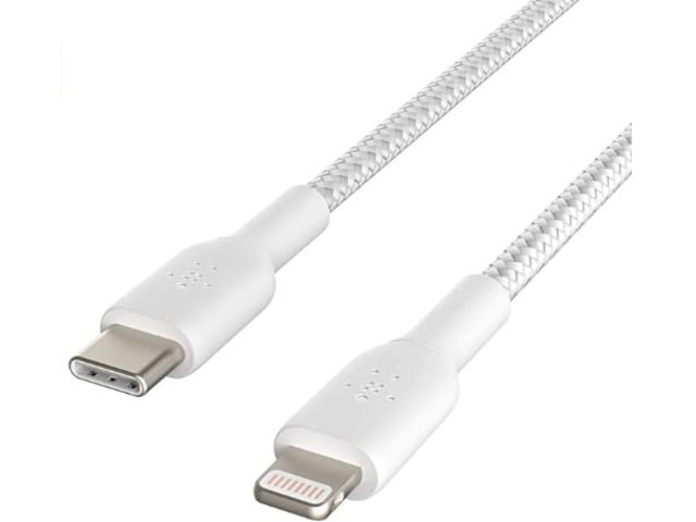 Belkin USB-C til Lightning kabel 2m (hvid) USB-kabler