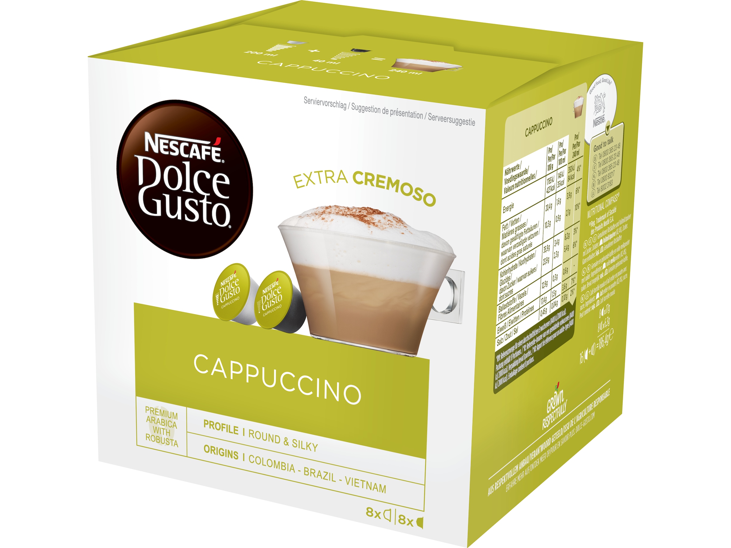 Nescafé Dolce Gusto Cappuccino Big Pack Tilbehør til kaffemaskine