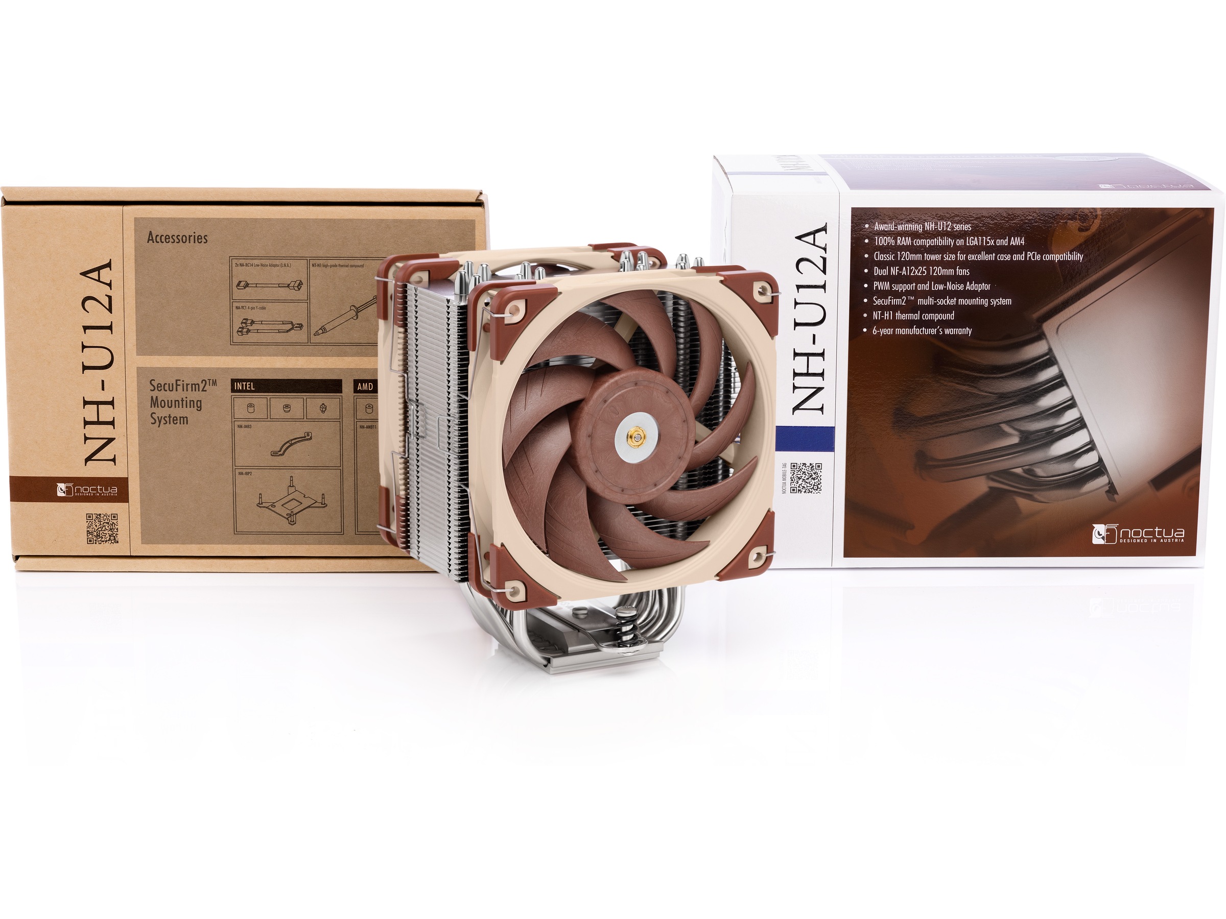 Noctua NH-U12A CPU Køler CPU - Luftkøling