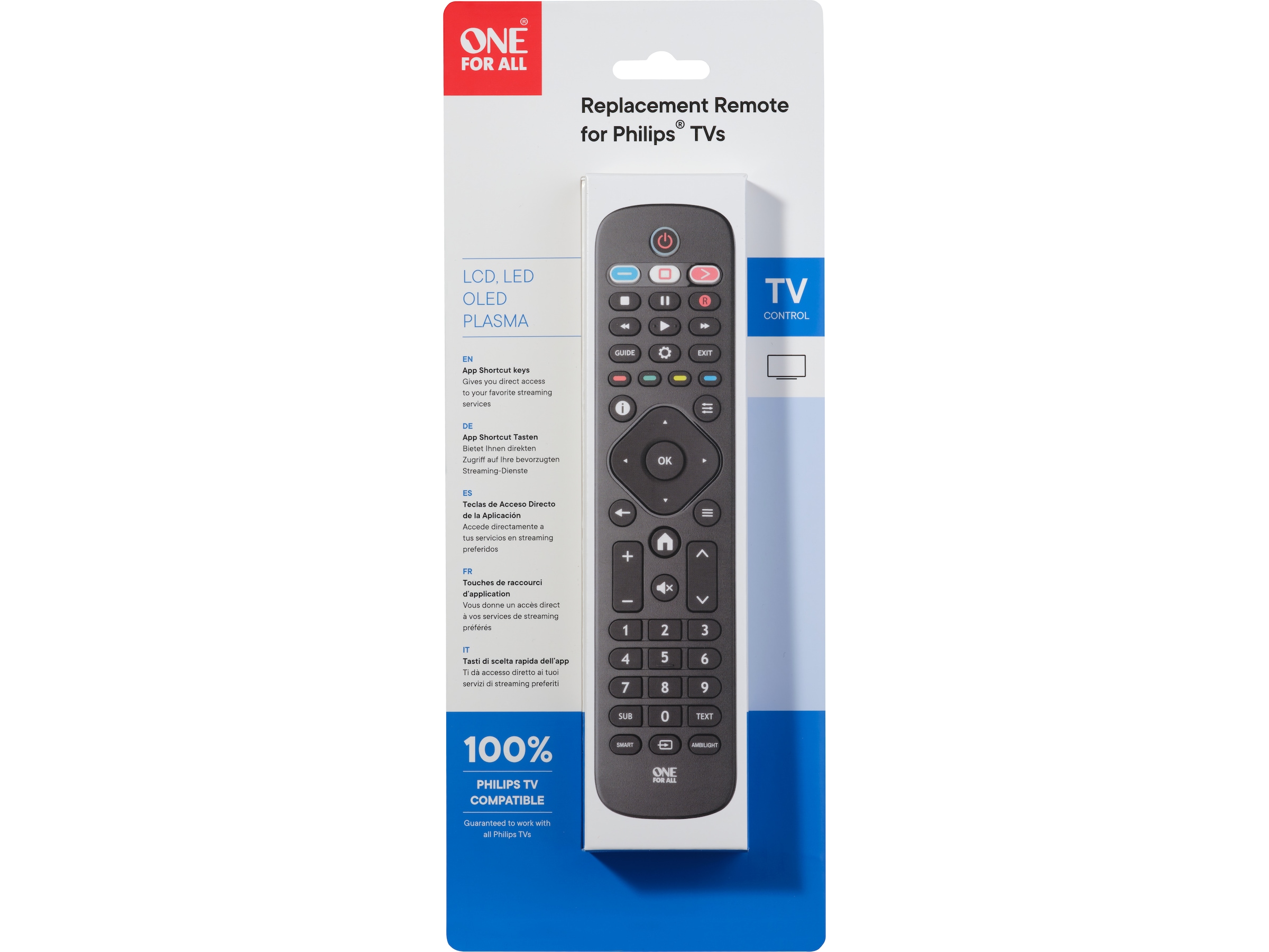 One For All URC 4913 Fjernbetjening til Philips Fjernbetjeninger