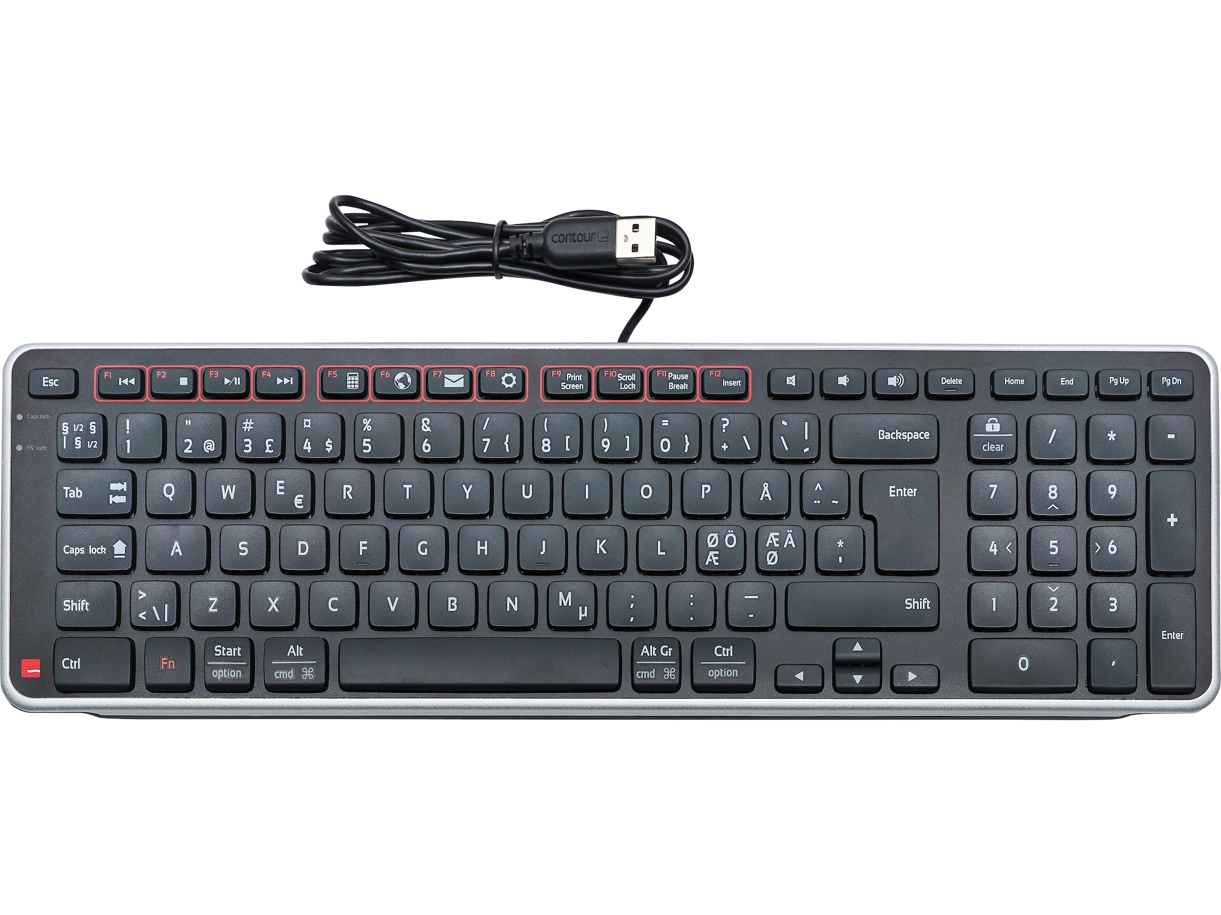 Contour Balance Ergonomi Tastatur Ergonomiske