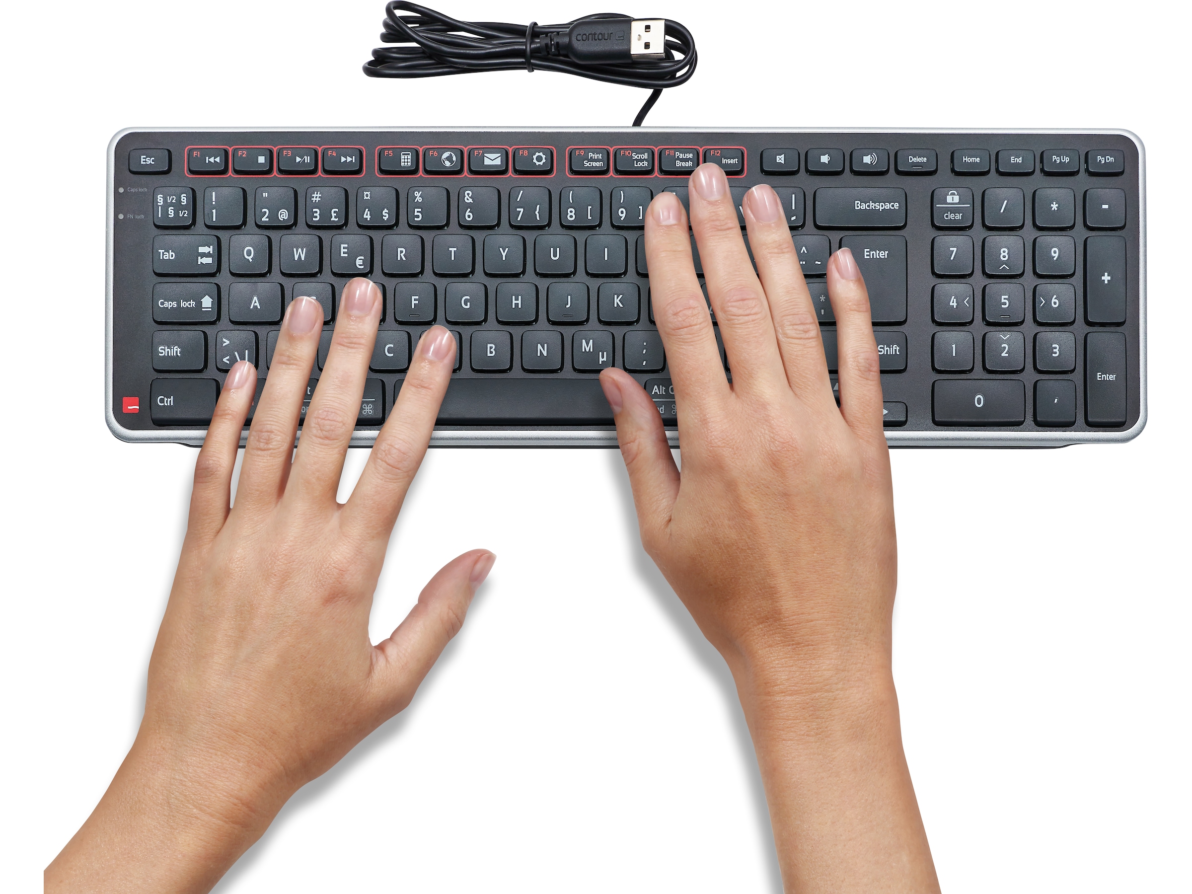 Contour Balance Ergonomi Tastatur Ergonomiske