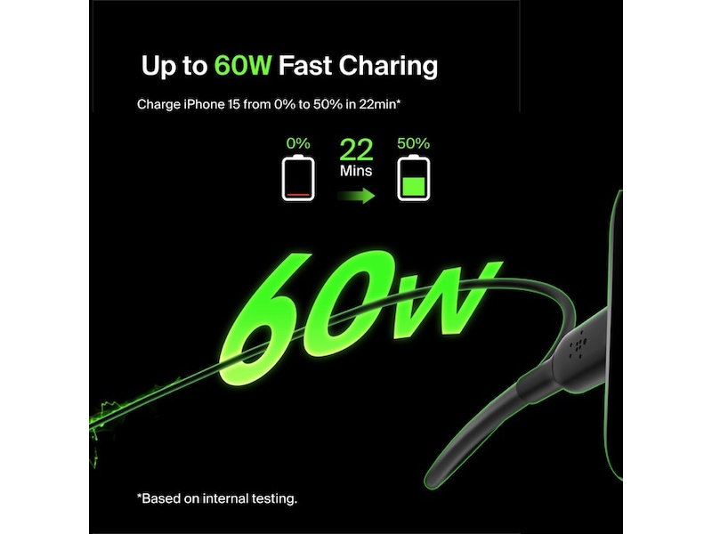 Belkin USB-C kabel 2m (sort) USB-kabler