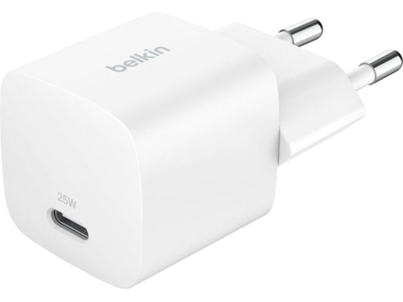 Belkin 25W USB-C Vægoplader (hvid) Mobilopladere