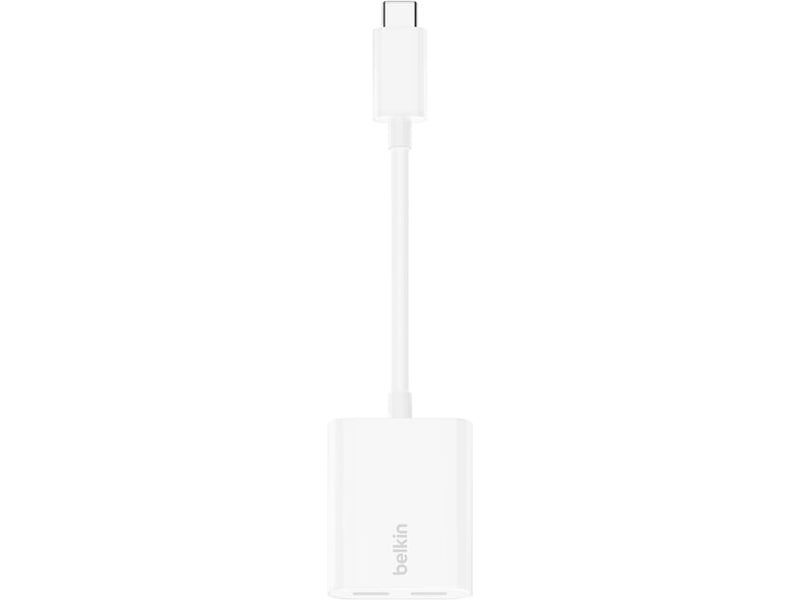Belkin USB-C Audio + Charge Adapter (hvid) Kabeladaptere og overgange
