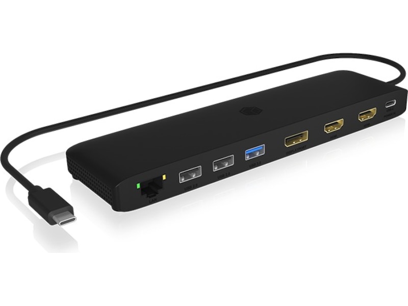 ICY BOX IB-DK2116-C Multi Docking Dockingstation og USB-hub