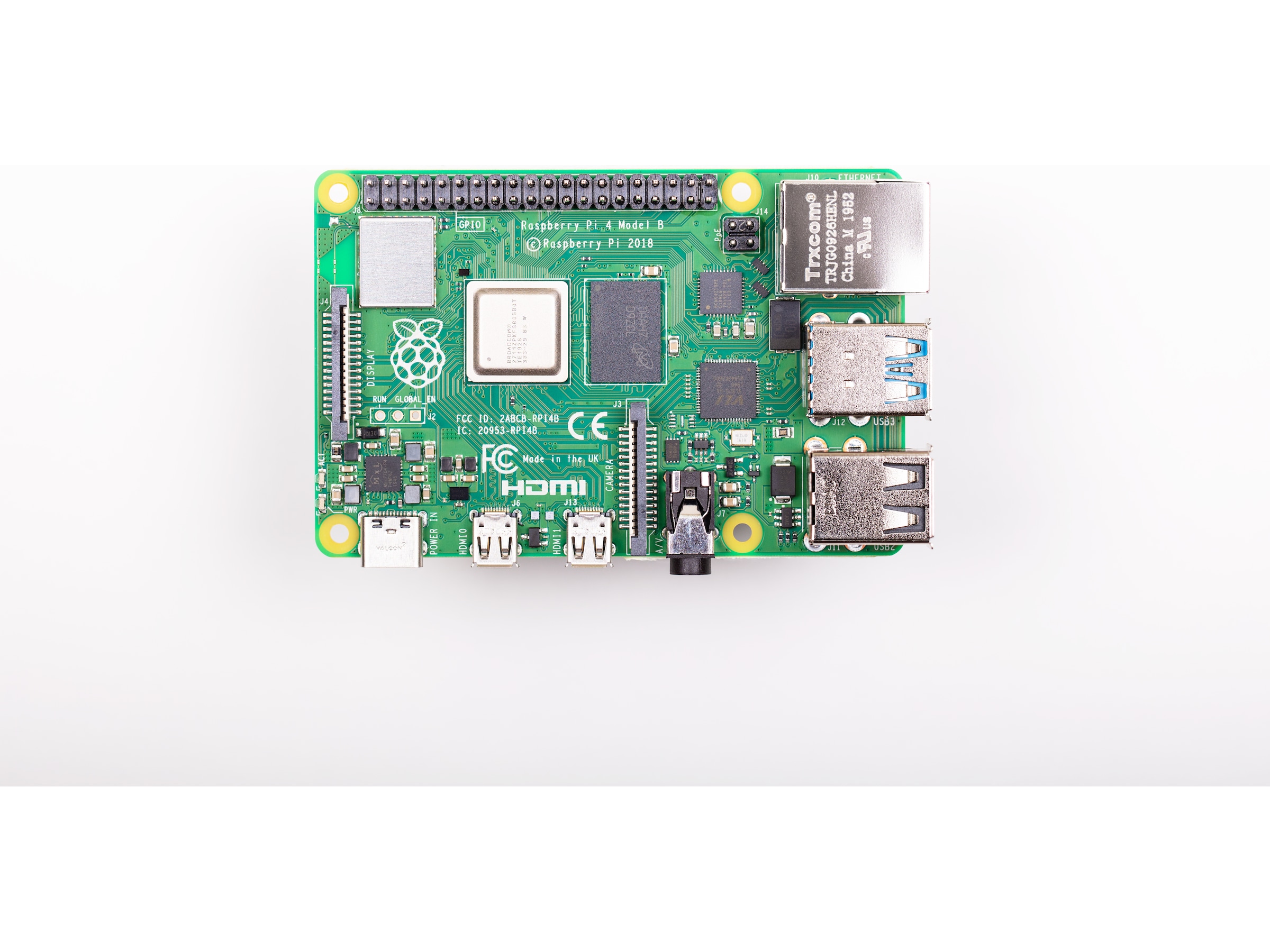 Raspberry Pi 4 Model B, 8GB RAM Integreret CPU