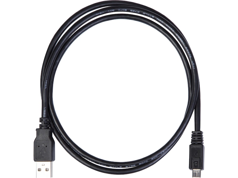 USB-A til USB Micro-B kabel 1m (sort) USB-kabler