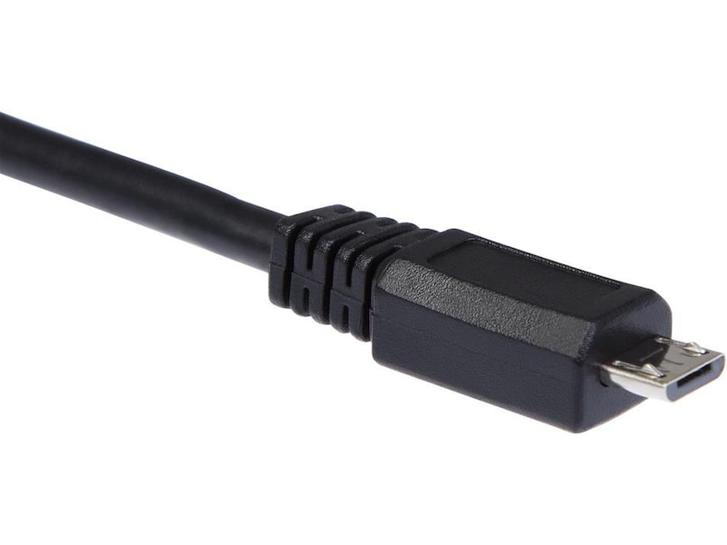 USB-A til USB Micro-B kabel 0,5m (sort) USB-kabler