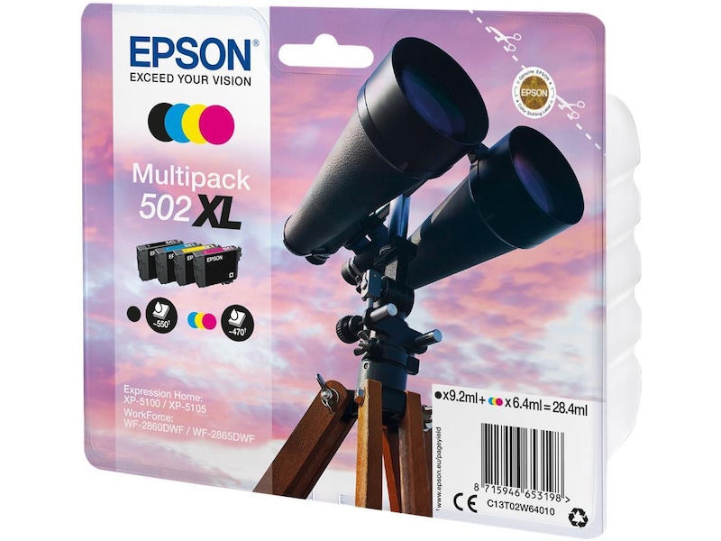 Epson Blæk 502XL Multipack Blækpatroner