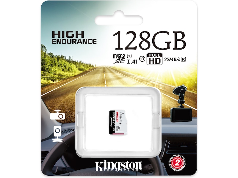 Kingston High Endurance microSDXC 128GB Flash-hukommelse