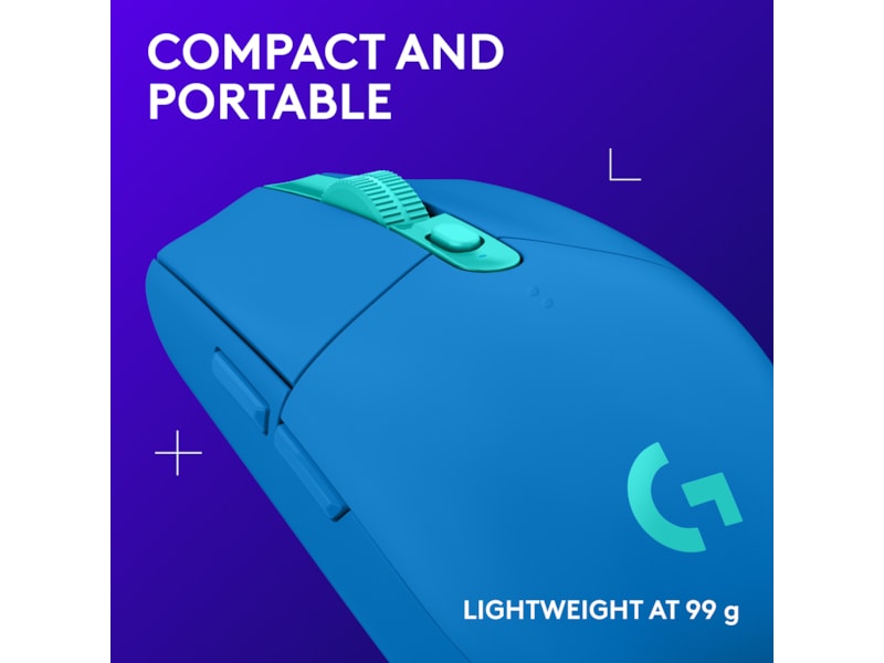 Logitech G305 LIGHTSPEED Trådløs Gamingmus (blå) Gamingmus